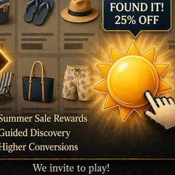 AI Generated Summer Sale Sun Icon