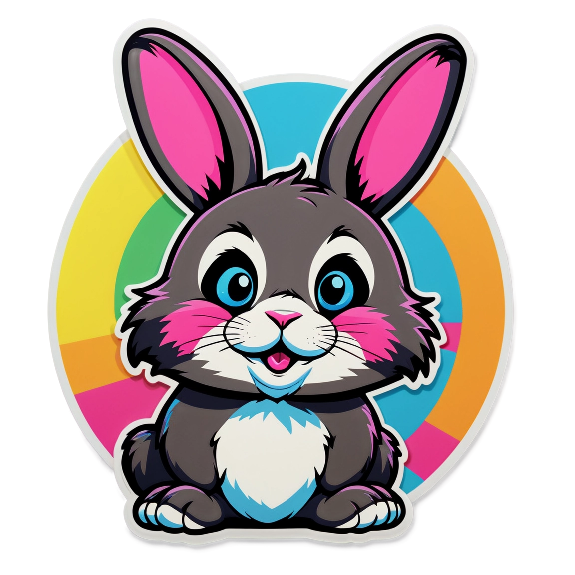 Shopify Easter Hunt - Pop Art Vector Bunny