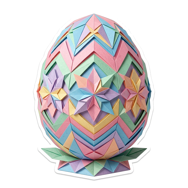 Shopify Easter Hunt - Origami Papercraft Egg